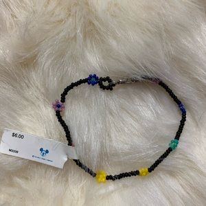 NEW DISNEY BEADED FLORAL BRACELET